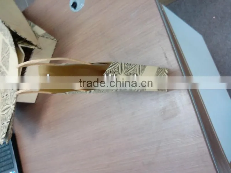 cheap recycle brown kraft paper bag for cloth,garments,apparel