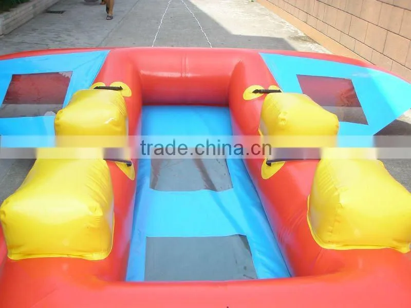 newest inflatable boat italian design banana flyfish boat