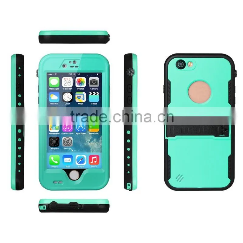 colorful with holder waterproof phone case