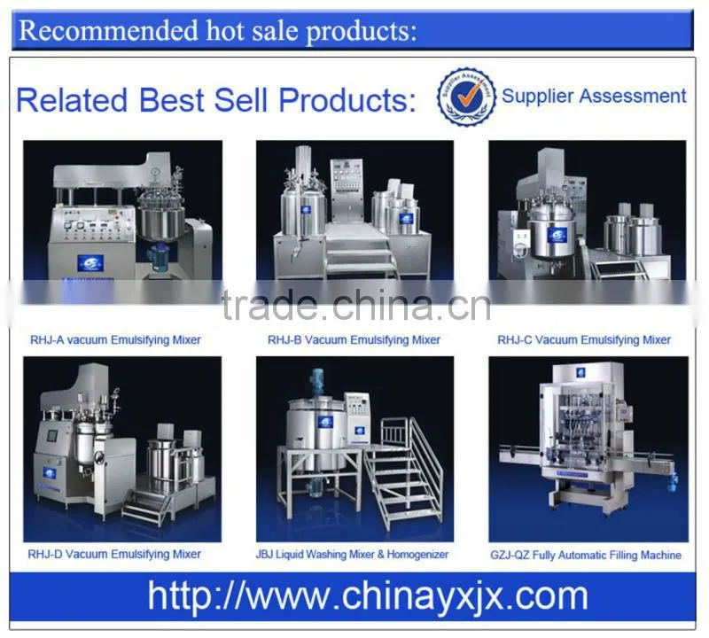 cream vacuum emulsifying mixer