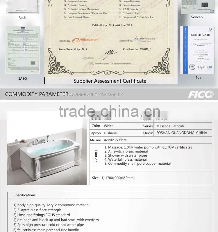 FICO FC-251 luxury bathtub cleaning brushes