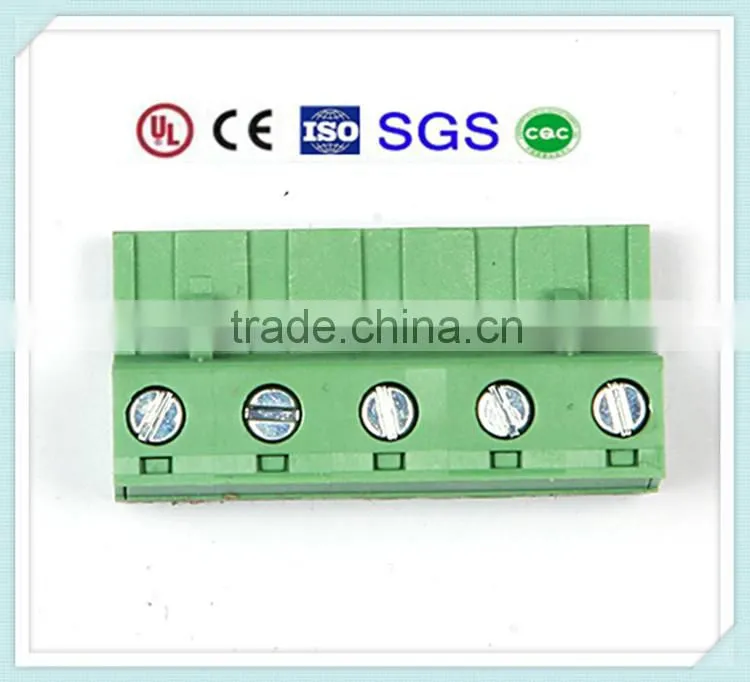Terminal Block Plug XS2EHDF 7.62mm 300V 15A with UL CE SGS CQC Certification