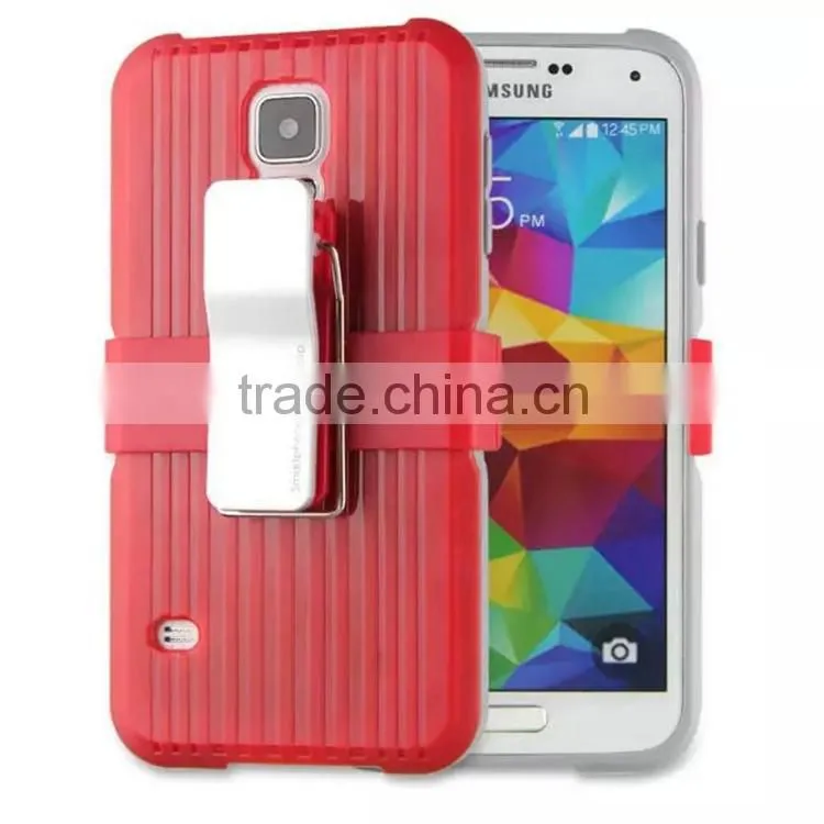 Factory price armor phone case TPU+PC Smartphone Support clip for samsung galaxy grand s3 s4 s5 case