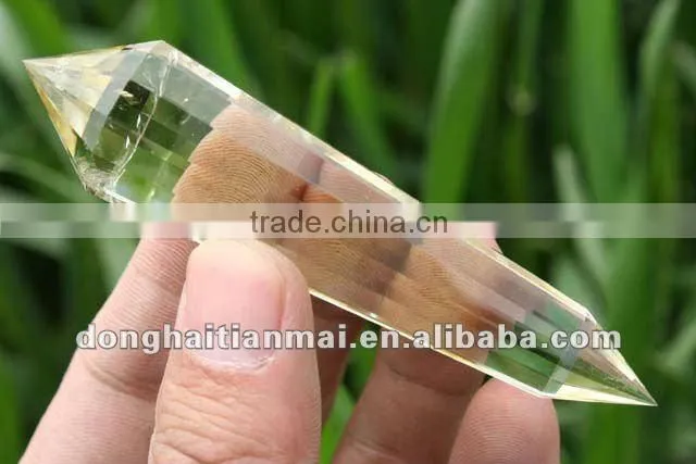 High Quaility Natural Clear Topaz Vogel Crystal Healling