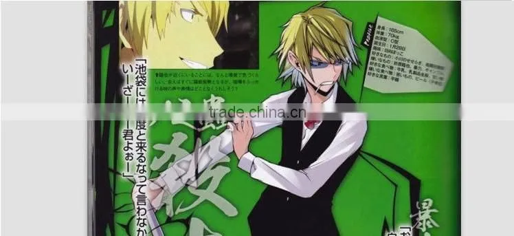 Top quality factory Guangzhou factory cosplay for DuRaRaRa!! Heiwajima Shizuo bald head wig