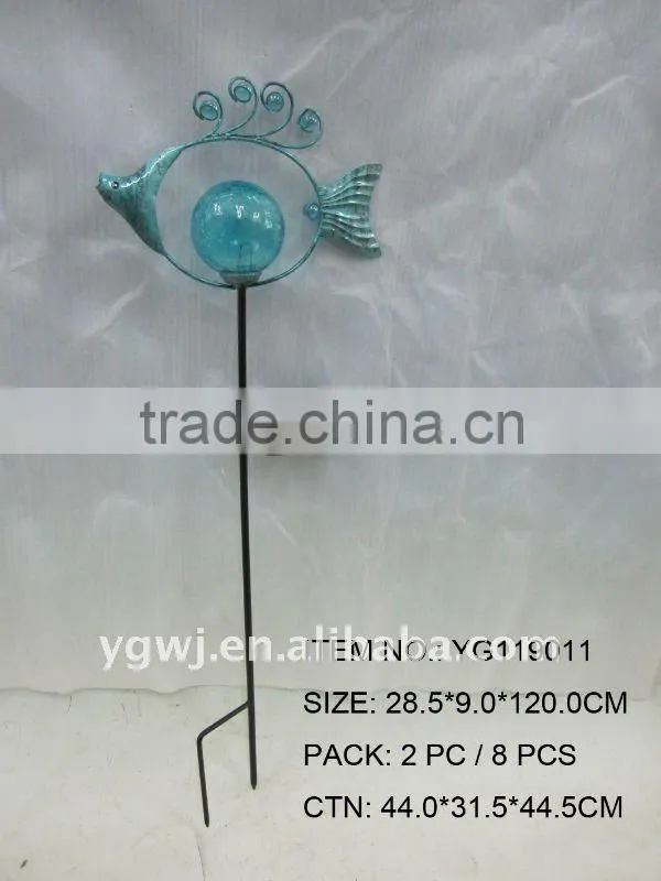 decorative metal butterfly solar garden decoration light