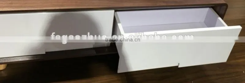 2016 newly wooden tea table design with walnut veneer
