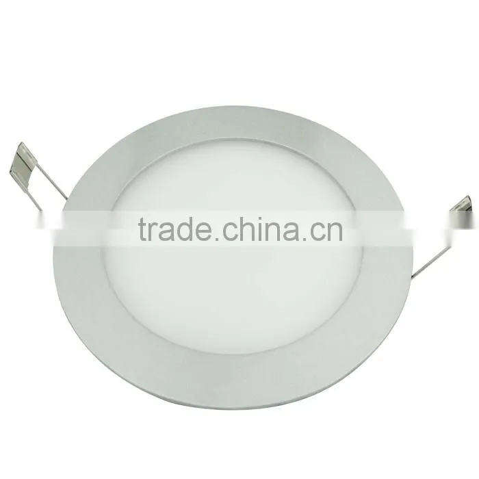 super slim 160mm cut out 12w LED Round Panel Light office with PC fireprof material for innovative lighting