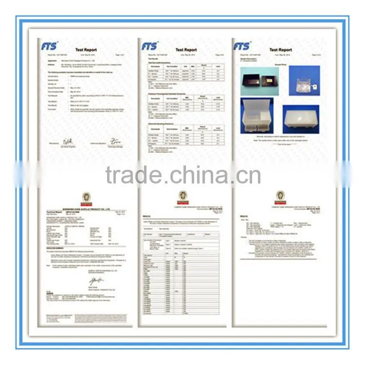 Premium quality top class import acrylic material organizer for knife cheap price