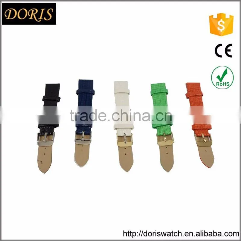Top selling color strap pu leather watch band