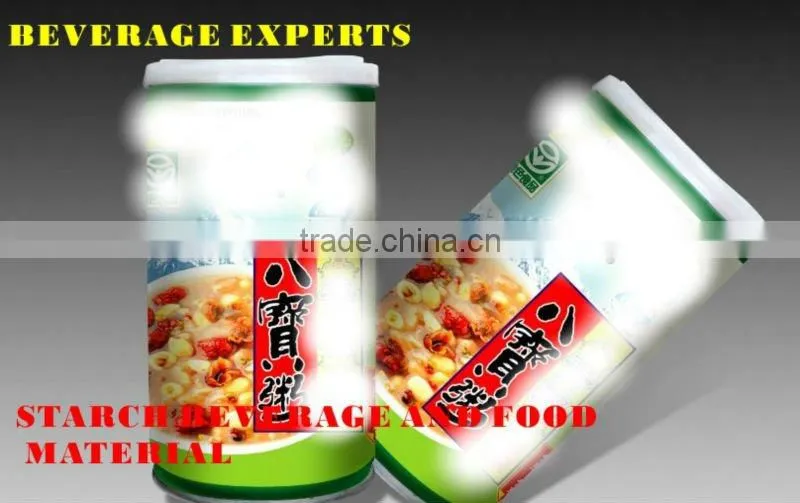 starch containing milk beverage suspending agent