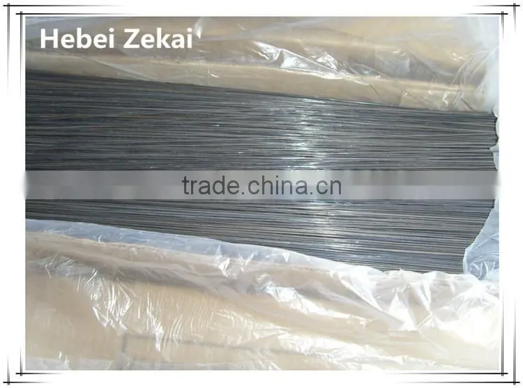 Straight cut electro galvanized wire factory price