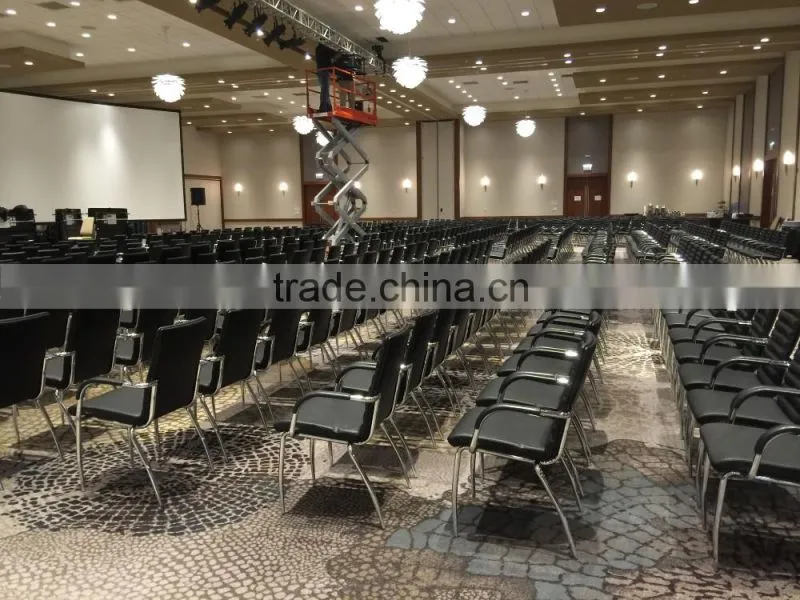 hot sale stackable leather hotel coffee chair AH-40A-1