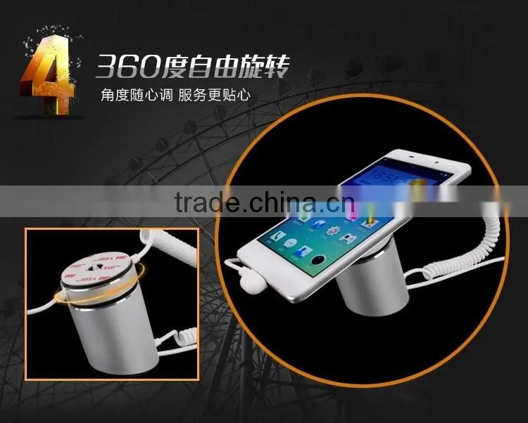 Mobile Security anti-theft display stand holders with alarm function for mobile phone