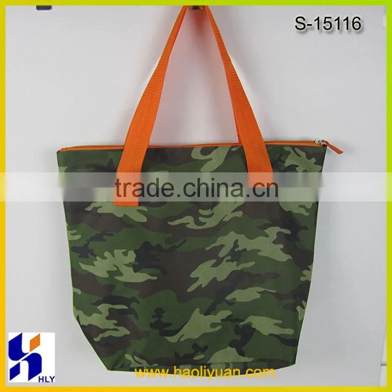 2015 New design fashion camo handbags, camo tote bags