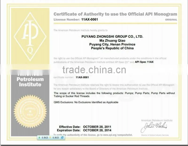 D grade API Sucker rod used for oil extraction with competitive price