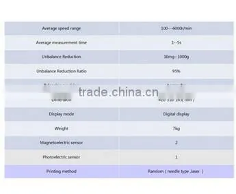 low price portable dynamic balancing machine with high quality from direct manufacturer