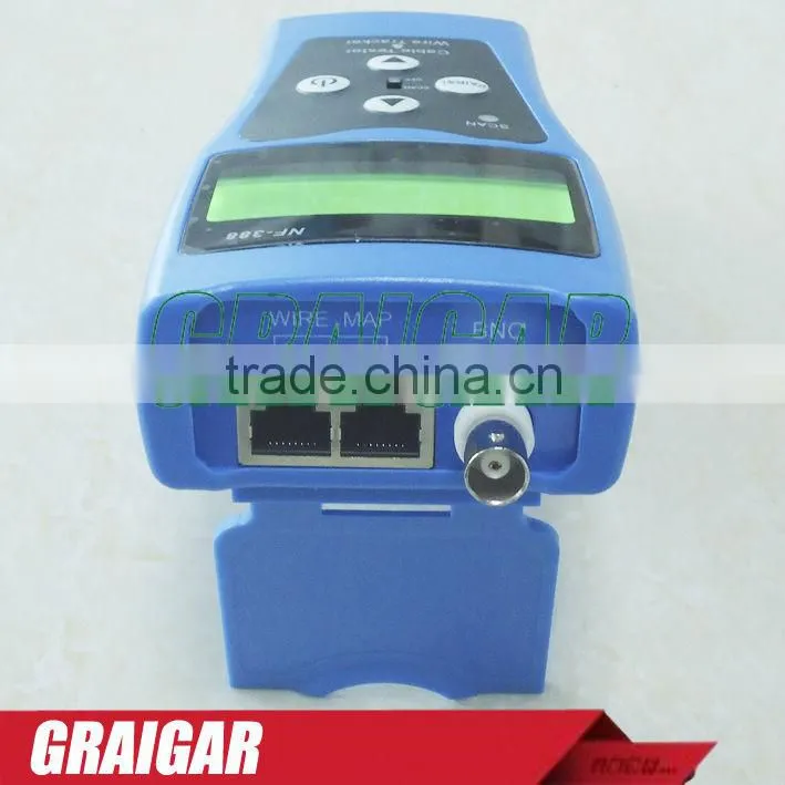 Multipurpose LAN Cable Tester NF-388 Testing Network Coaxial Telephone USB Cable with 8 Remote Identifier Cable Length Tester