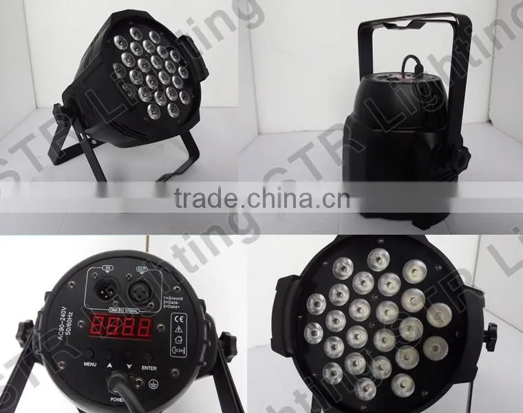 Disco lights DMX par can RGBW 4in1 indoor led stage lighting