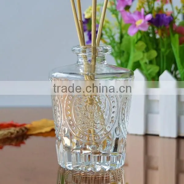 New style glass perfume bottle/glass reed diffuser bottle