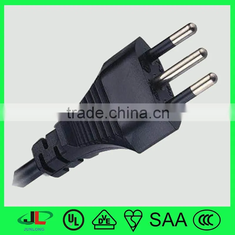 IMQ ps2 ac power cord,fabric coated electrical power cable,PVC shield wire