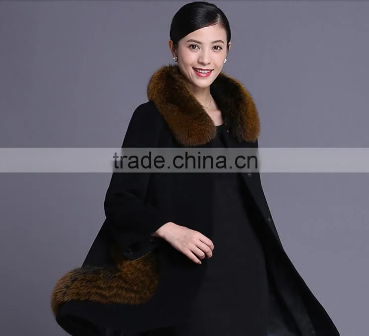 Women 100% cashmere winter coat