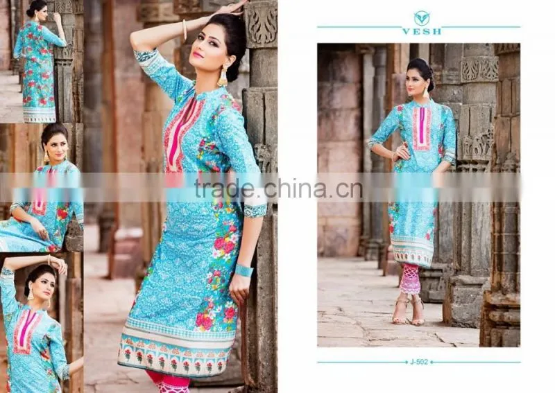 Indian Stylish Long Sleeve Kurtis