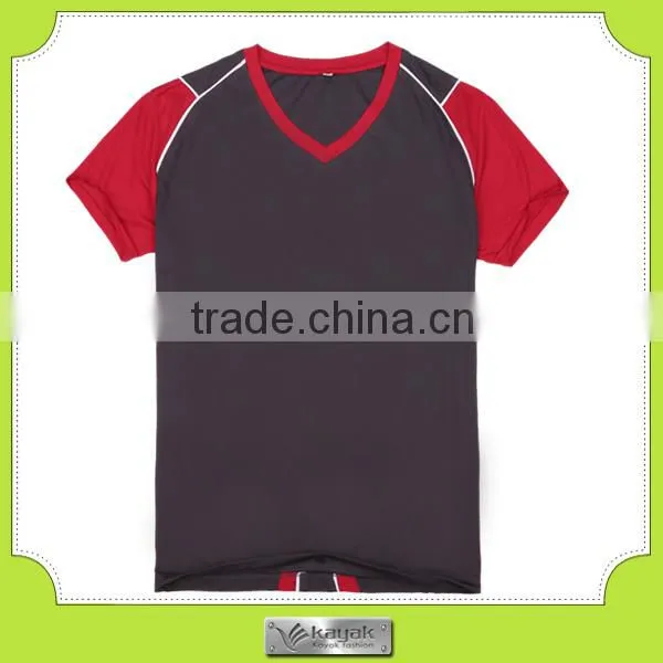 custom cheap men's blank round neck t shirt