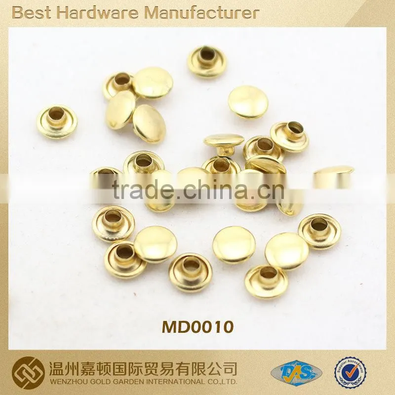 fashion custom metal round head rivet for belts