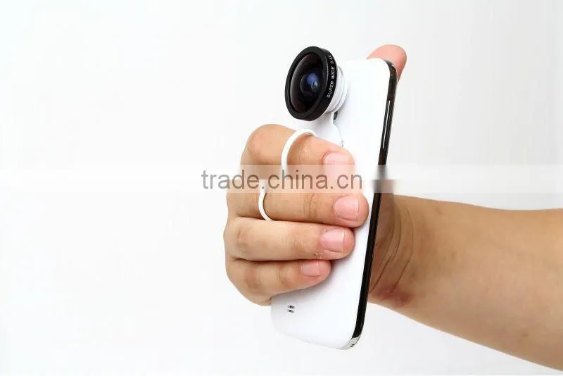 Universal Clip 235 Degree Fisheye Lens For iphone samsung htc all smartphone
