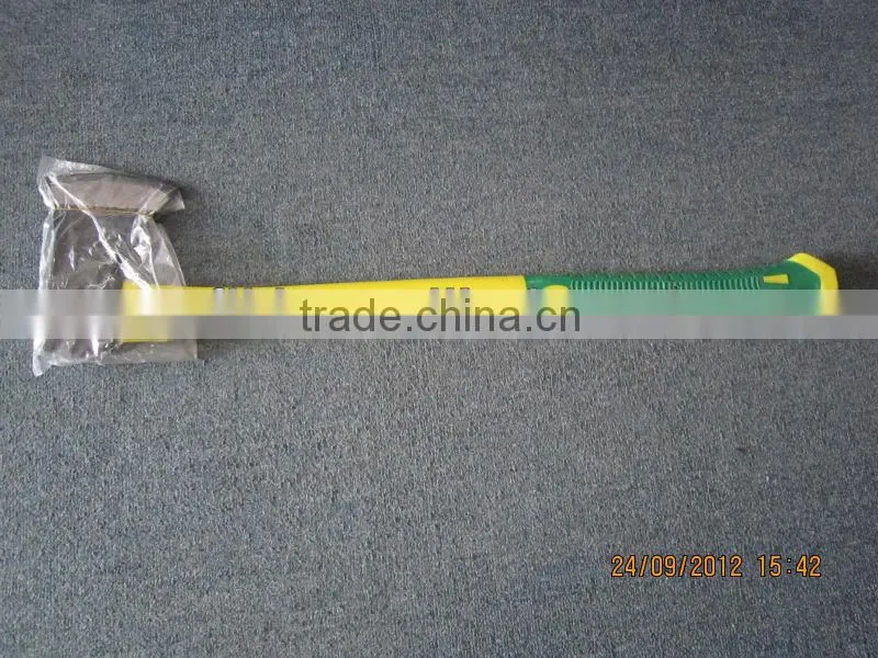 Axewith long fiberglass handle