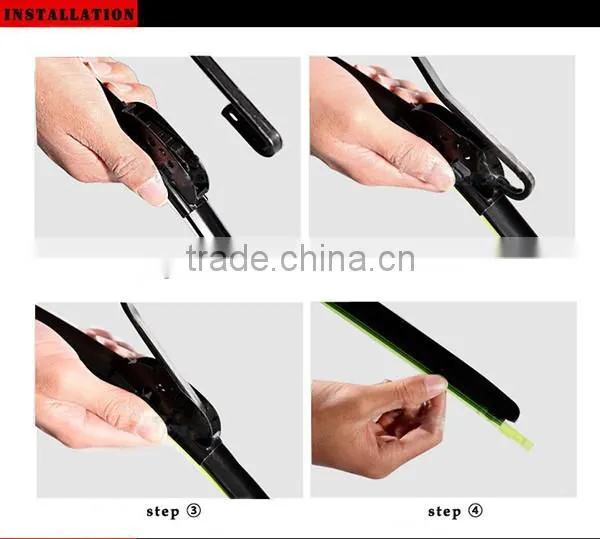 Reliable Manufacture rubber universal wiper blades/frameless wiper blade/windshield wiper blade