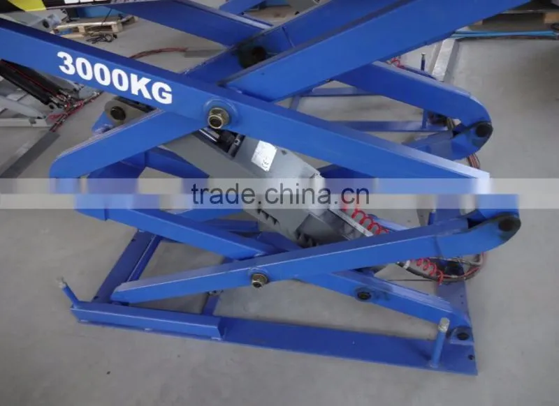 Hydraulic underground scissor car hoist lift price for garage equipments