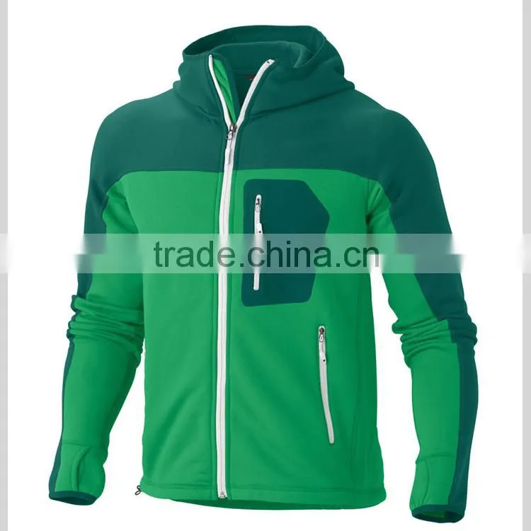 Wholesale functional hoody sports soft shell jacket