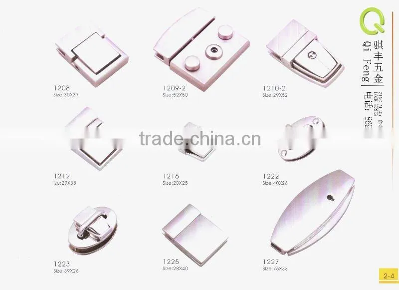 Qifeng new design metal lock,bag lock,bag accessories