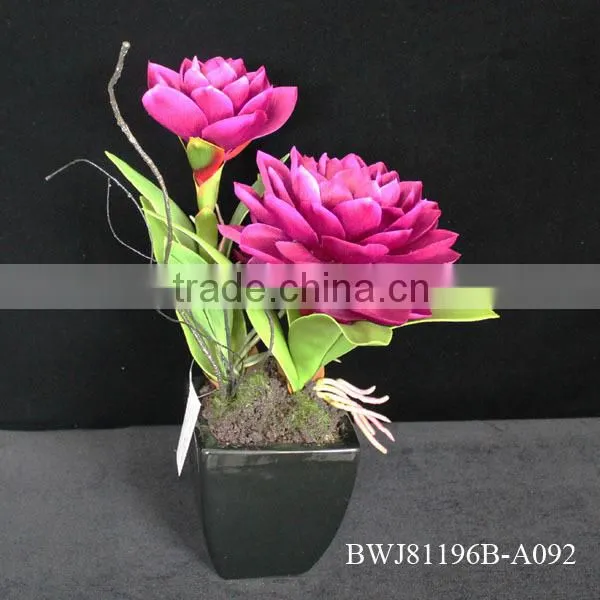 High Quality Artificial Tropical Plant Long singel Steam