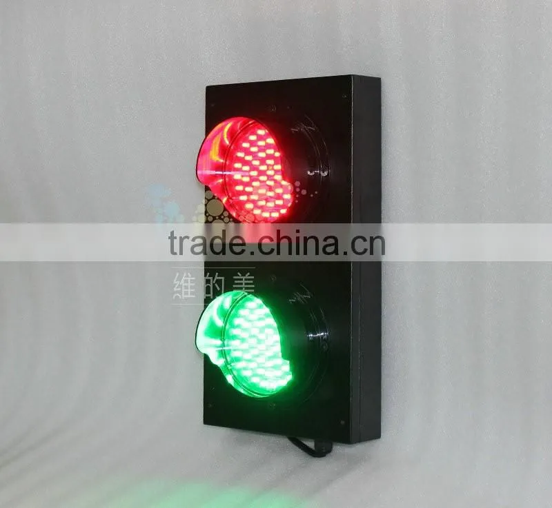 Customized size 125mm Epistar led signal red green traffic light sale