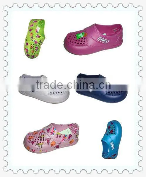 2012 lastest popular children's eva clogs
