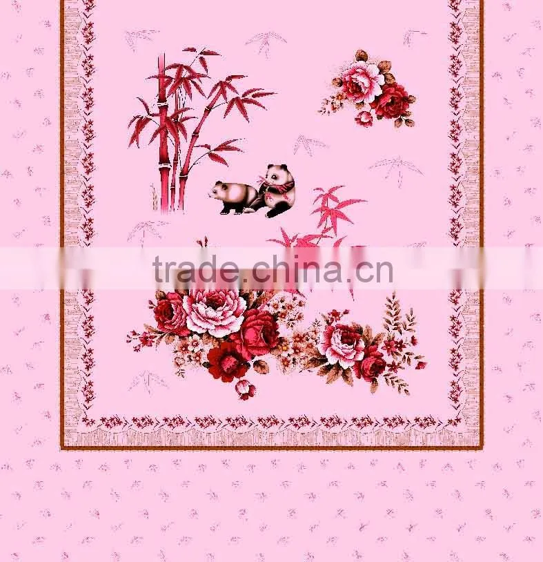 China home textile velent fabric printed flannel fleece hot sale 100% polyester home textile fabric