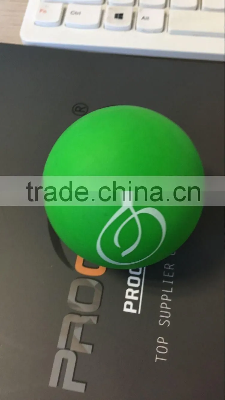 Free sample massage ball/hard lacrosse ball 64mm or customized