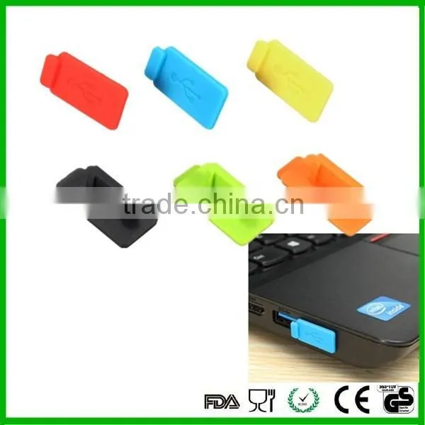 Wholesale silicone colorful dust-proof rubber usb plug for mac laptop usb plug