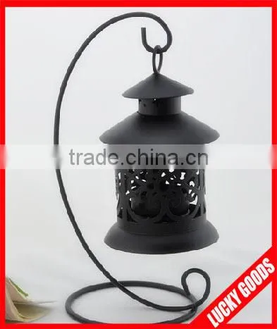 christmas decorative black metal candle lantern for sale