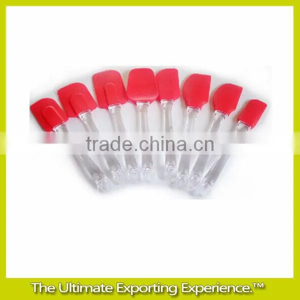 silicone butter scraping,Colorful silicone kitchen utensils scraping butter