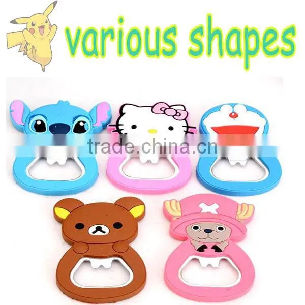 china supplier customs design silicone beer bottle opener wall mounted bottle openers key bottle opener