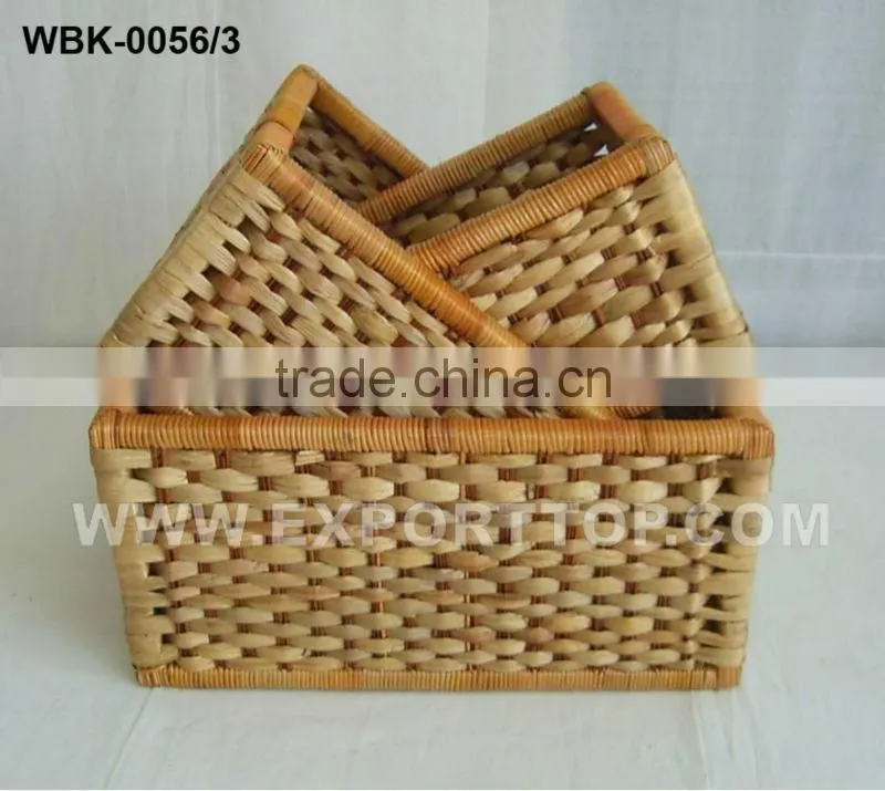 High quality Water-hyacinth basket ( Skype:July.etop)