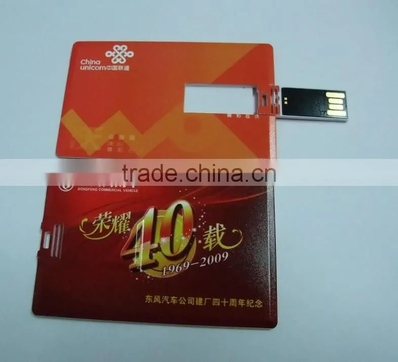 New products 2G 4G 8G 16G PVC USB business card with customer logo