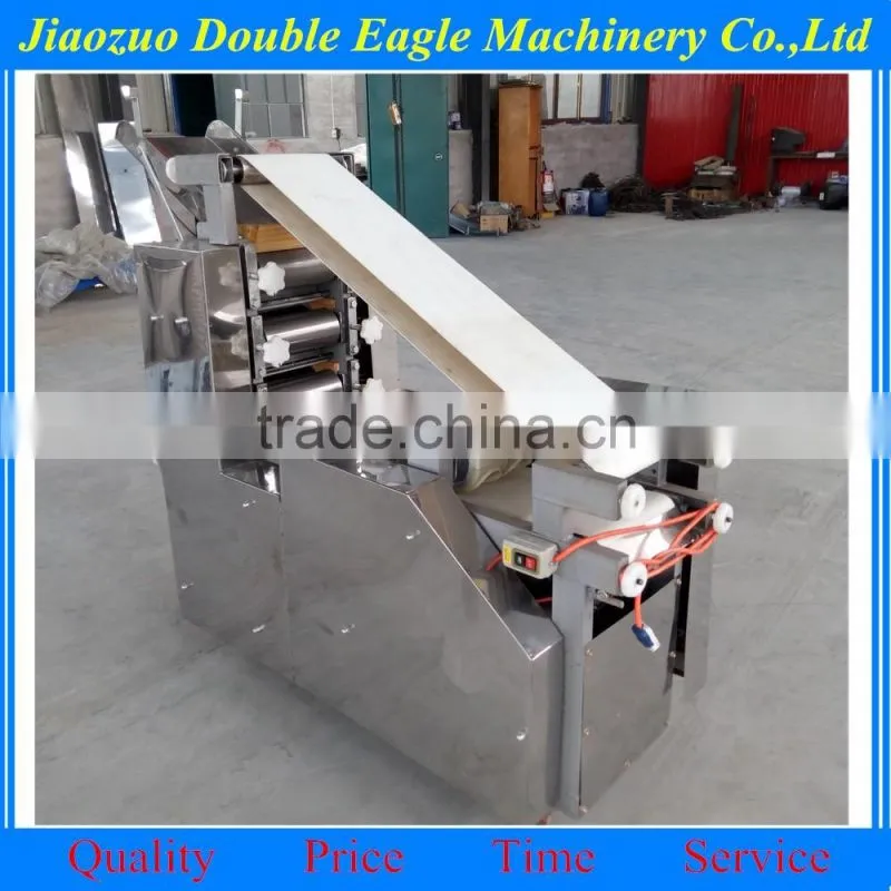 2rows round dough sheet making machine / square spring roll wrapper machine