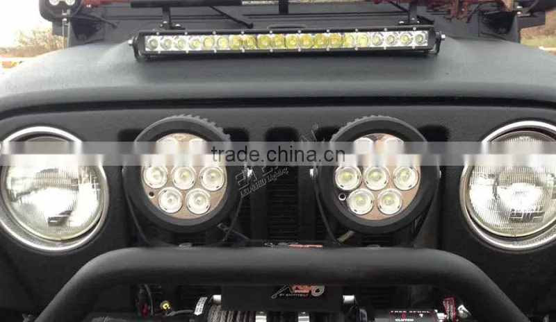 70W 6" car driving light off road powersports tractor truck emergency vehicles heavy equipments working light