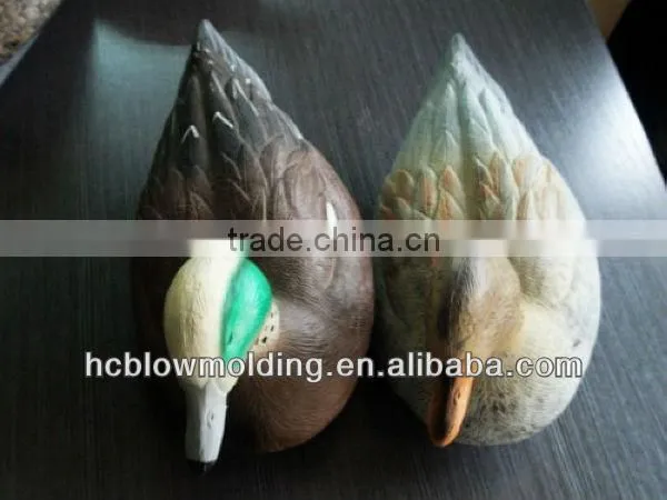 OEM Blow Molding Garden And Hunting Duck Decoy Plastic PE Mallard Duck Decoys