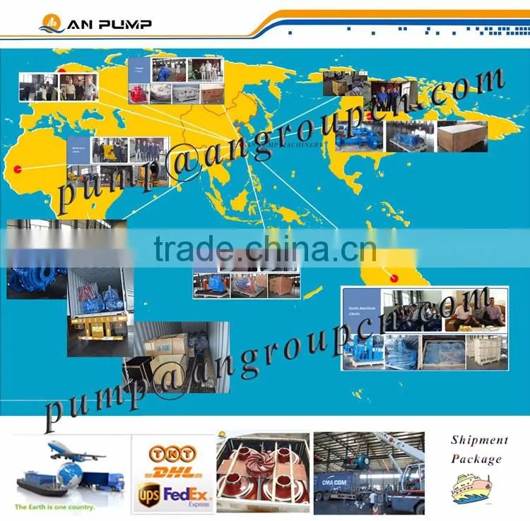 Rubber line New China manufacturer of slurry pump with diesel engine set